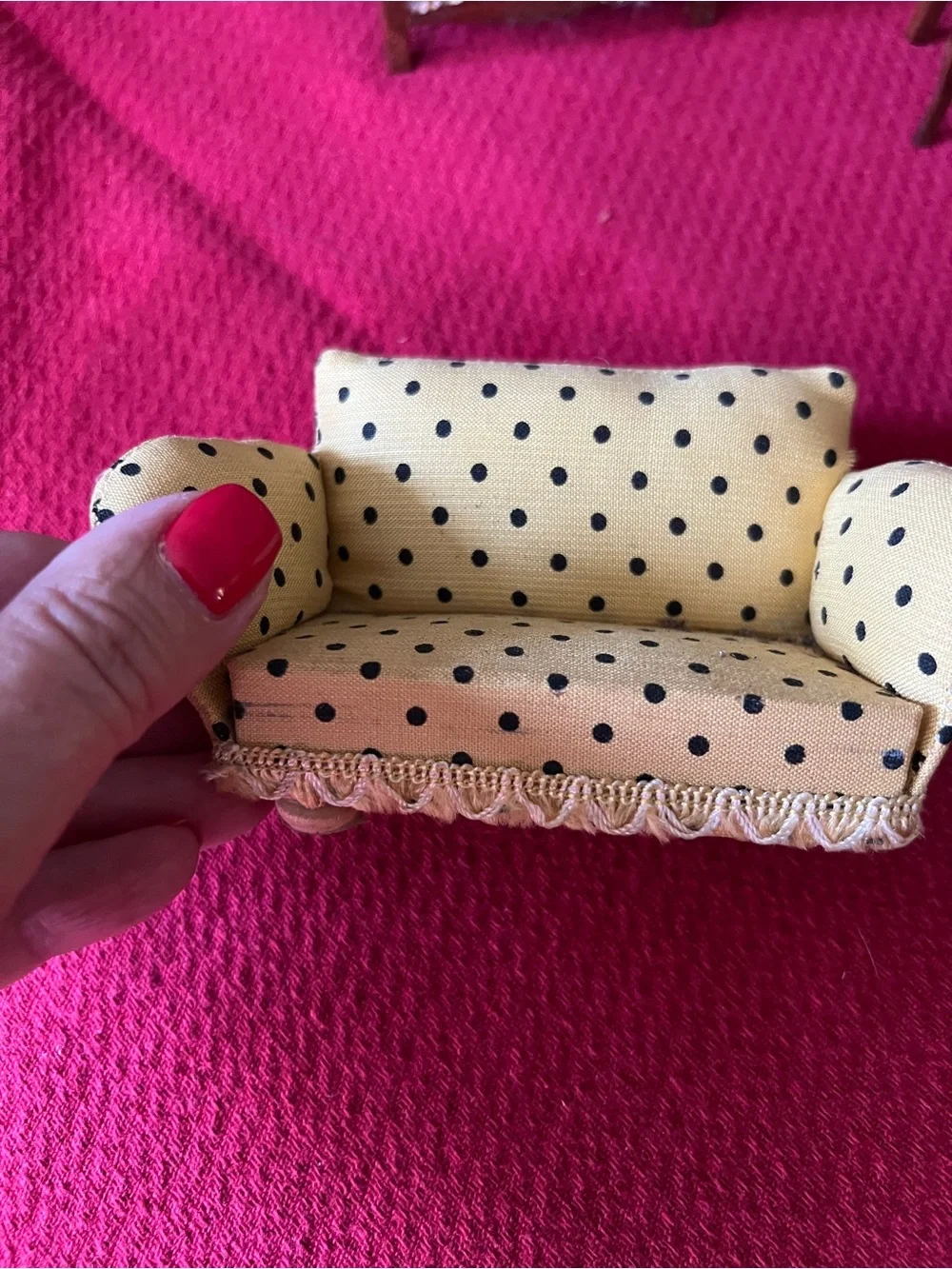 Vintage Doll House Miniature Furniture - Home Accents